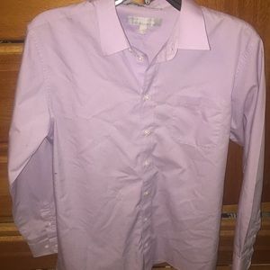 Purple button up dress shirt